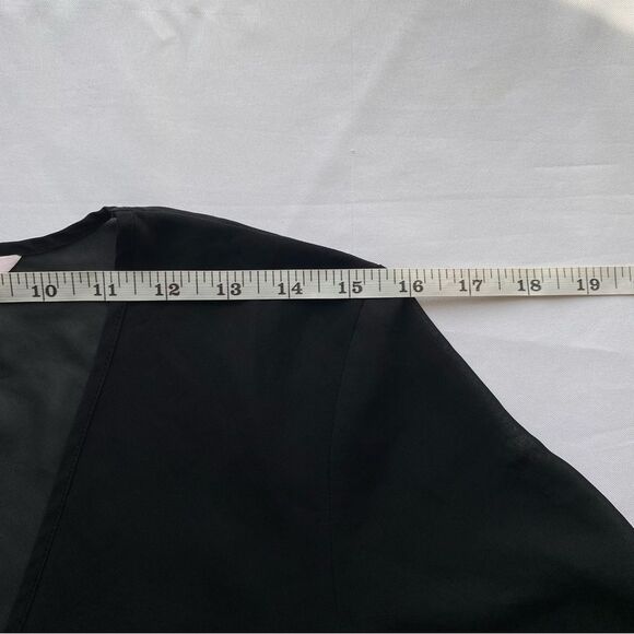 Vintage 90's Victoria's Secret Black Sheer Tunic Top Size Small - Picture 12 of 14